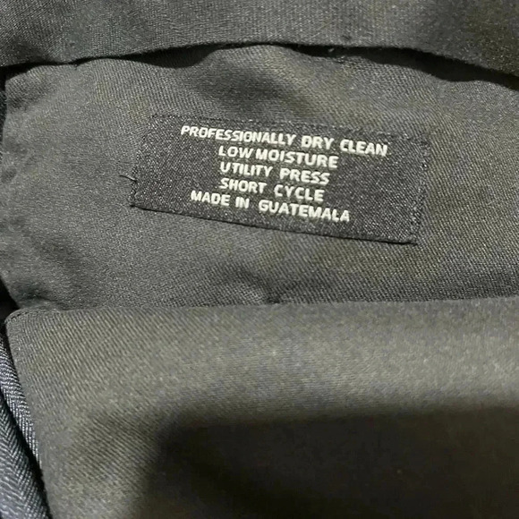 Jos A Bank Executive Collection Dark Charcoal with woven stripes GUC - Picture 6 of 8